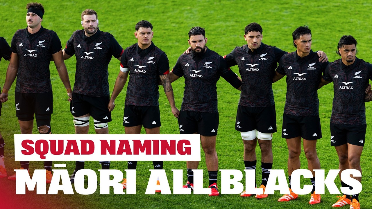 LIVE | Māori All Blacks 2026 Squad Naming - YouTube