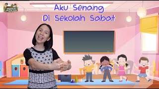 Aku Senang Di Sekolah Sabat | Action Song | Christian Children Song