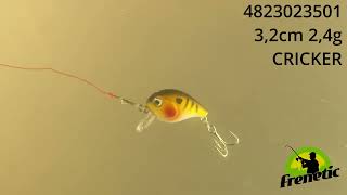 Frenetic Cricker Wobbler Narancs 3,2cm 2,4g 1db/csomag videó