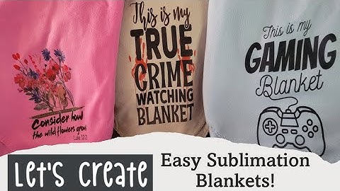 Create Sublimation Blankets Tutorial #sublimationtutorial #sublimationprinting #sublimationblank