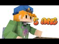 As it was  minecraft animation 5 ans de la chaine