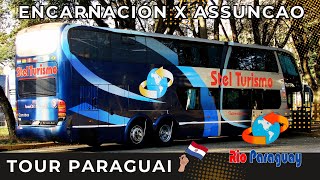 Rio Paraguay para Assunção!! Como é viajar de onibus no Paraguai?