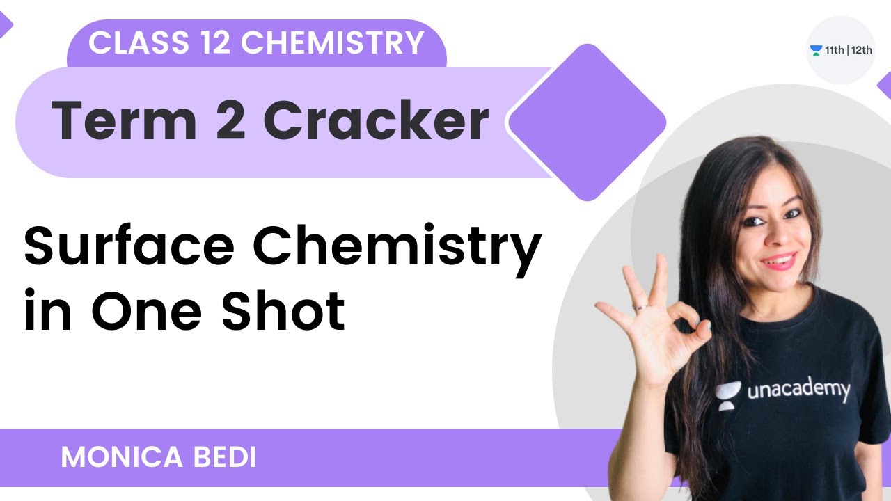 Term 2 Cracker | Surface Chemistry in One Shot | Monica Bedi | Unacademy Class 11 & 12