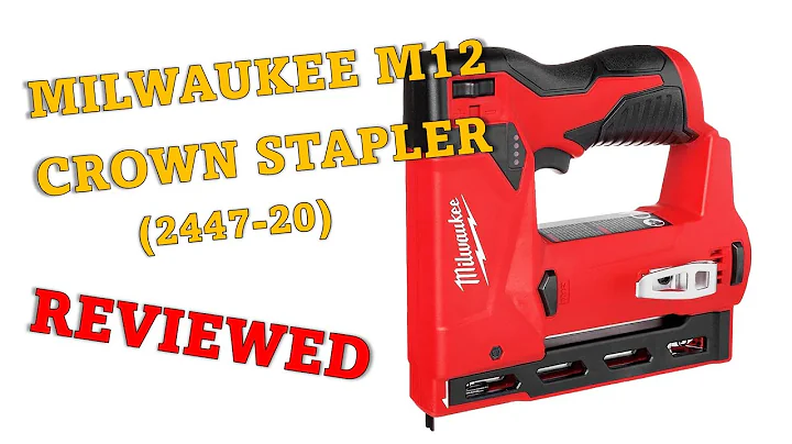 Milwaukee M12 Crown Stapler Review