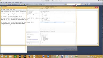how to connect to a sql server geodatabase from arc catalog