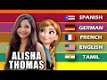Disney&#39;s MULTI-LINGUAL singers - Alisha Thomas (in 9 Languages)