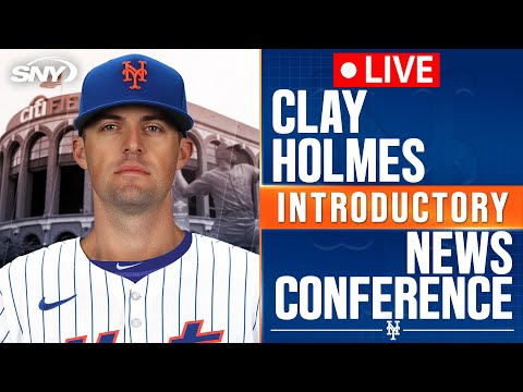 Clay Holmes Introductory News Conference | New York Mets | SNY