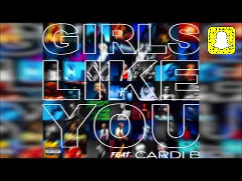 Maroon 5 - Girls Like You ft. Cardi B (Clean)