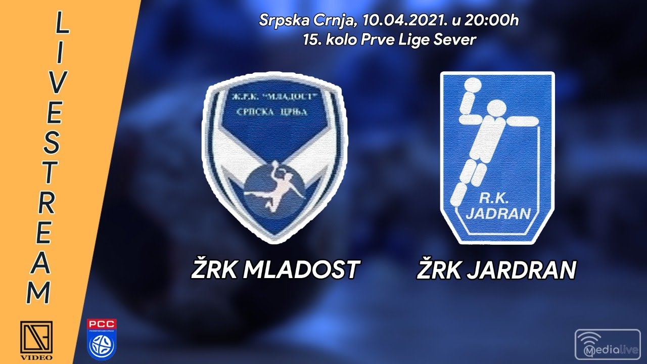 [10.04.2021.] ŽRK "MLADOST" Srpska Crnja - ŽRK "JADRAN" Feketić (Full match Livestream)