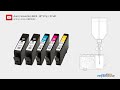 HP 910XL, 912XL, 913XL, 915XL 4 Color ink cartridges - Auto Convection Refill System