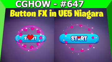 Button FX in UE5 Niagara Tutorial | Download Project Files