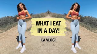 WHAT I EAT WHILST WORKING AND ON THE GO!! | LA VLOG