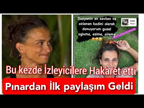 Elenen Pınar Saka'dan İlk Paylaşım Geldi.Bu kez Survivor izleyicisine hakaret etti