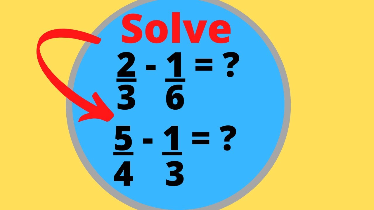 Solve 5 4 1 3 And 2 3 1 6 Youtube