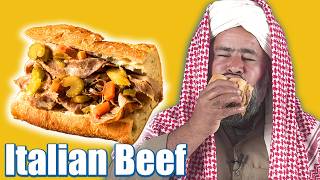 Tribal People Try Italian Beef Sandwich For The First Time