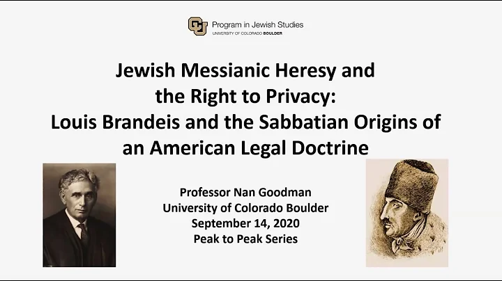 CU Boulder Jewish Studies - Jewish Messianic Heres...