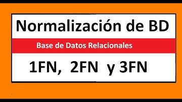 Bases de Datos desde Cero. Formas Normales (1FN, 2FN y 3FN).Reload 💥