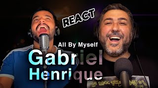 REAGINDO (REACT) a Gabriel Henrique - All By Myself | Análise Vocal por Rafa Barreiros
