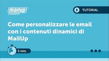Come personalizzare le email con i contenuti dinamici di MailUp