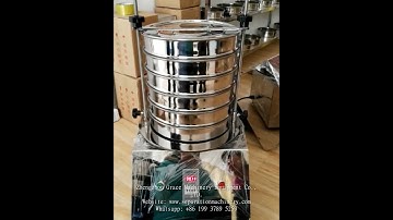 Sieve Shaker Operation Video