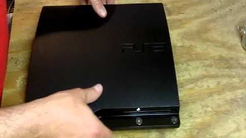 PS3 Slim Manual Eject for Stuck Disc