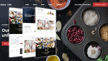 responsive restaurant website html css | food website using html and css for free| @rjksharma