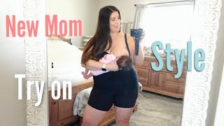 Postpartum + Breastfeeding Friendly Stitch Fix Style Try On Ep.1 by Michelle Rother 5,238 views 3 years ago 10 minutes, 36 seconds