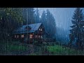 Gentle Night RAIN - Rain Sounds For Sleeping - Thunderstorm Sounds, Study, ASMR, Relax