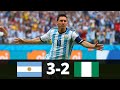 Argentina vs Nigeria 3-2 | Extended Highlights and All Goals ( World Cup 2014)