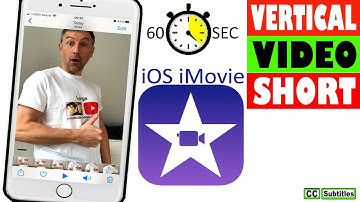 iOS iMovie How to edit Vertical Videos and remove Black Borders for YouTube Shorts