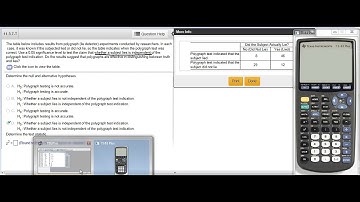 Chi-square test for independence