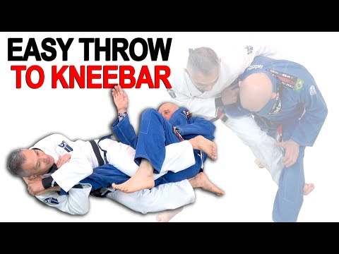 An Easy Throw to Kneebar Combination