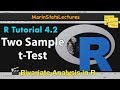Two Sample t Test in R Independent Groups R Tutorial 4.2