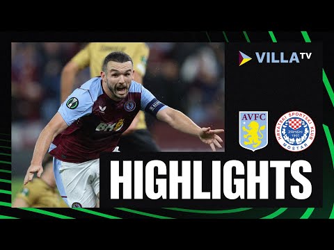 Aston Villa Zrinjski Goals And Highlights