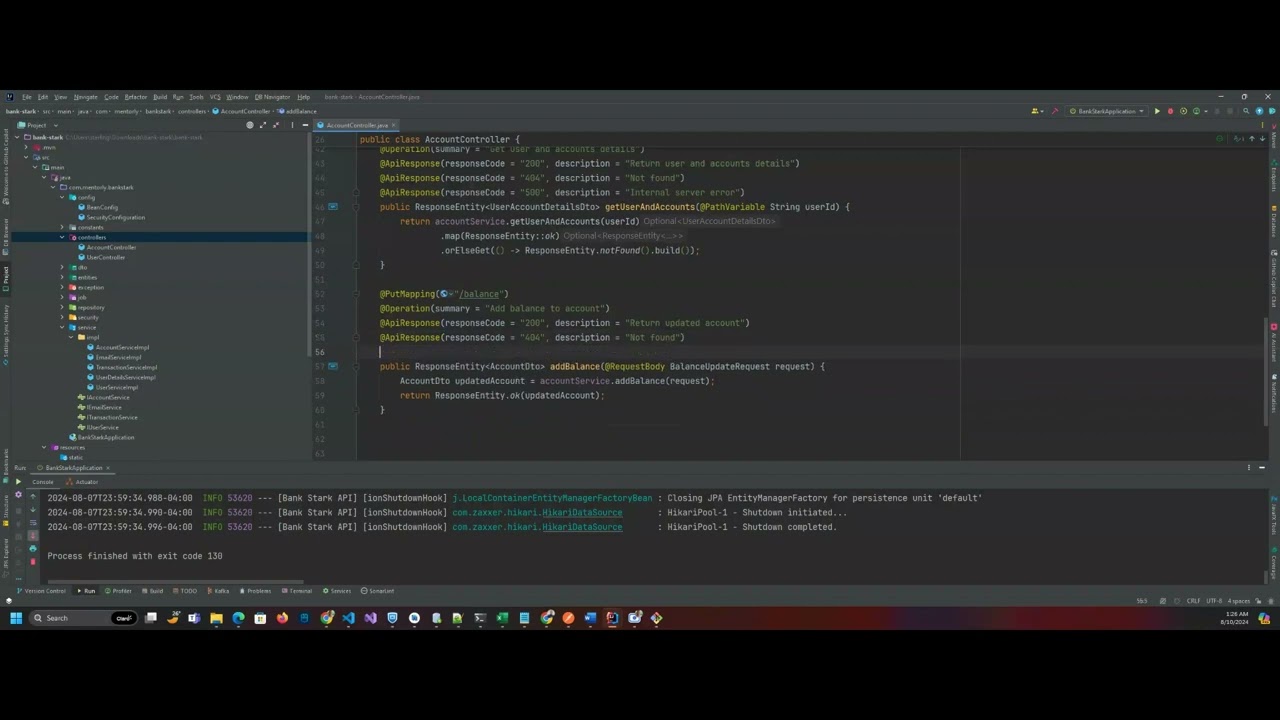 FULL STACK BANK APPLICATION SPRING BOOT 3 ANGULAR 18 DOCKER MYSQL PART.11