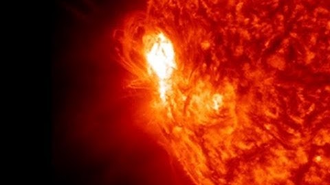 Watch: First recorded solar flares of 2014
