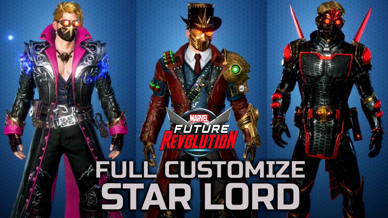 Marvel Future Revolution Star Lord build, skills, outfits, badges