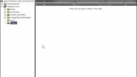 Creating Organizational Unit & Moving objects in Domain