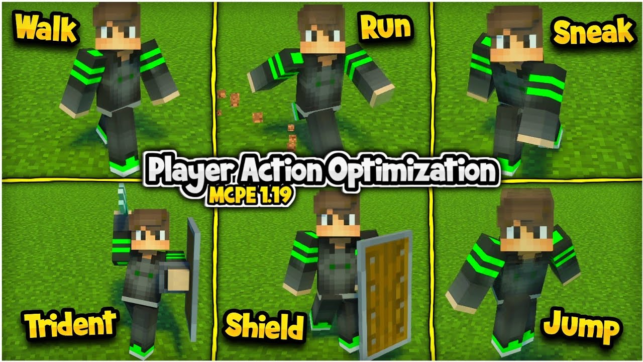 Addon Player Action Optimization Mcpe 1.16 1.19 