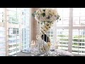 DIY Flower Stand Cascade Wedding Centerpiece for Wedding Table Decorations