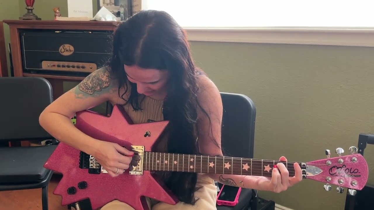 Cheyenne's first chord ever