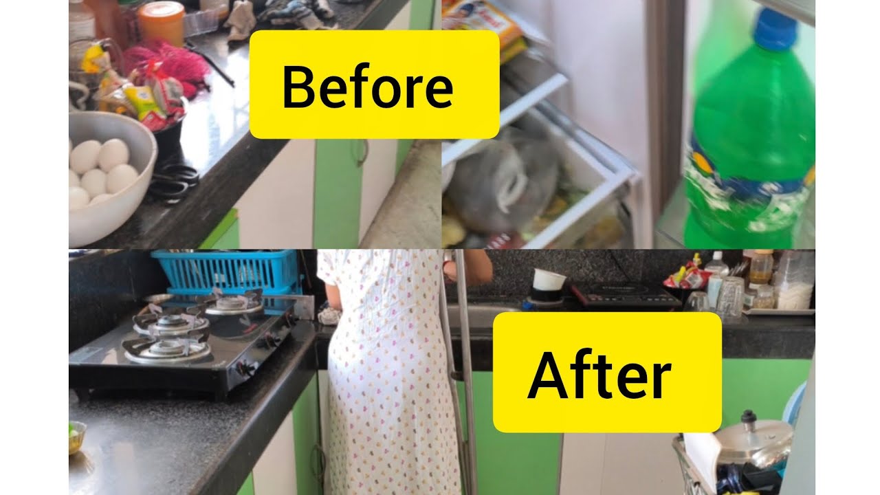 kitchen deep cleaning / সকাল থেকে একা হাতে কাজ সামলাই /ফ্রিজ পরিস্কার / মাশরুম রান্না করলাম 