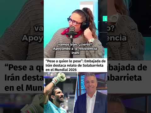 La RUFFI: "A Ivette Vergara le parecerá ZURDO Solabarrieta por aludir a la resistencia iraní"