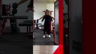 When your coach makes a slight tweak to your form! Hello full delt burn! Profile