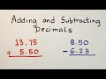 Adding & Subtracting Decimals Made Easy