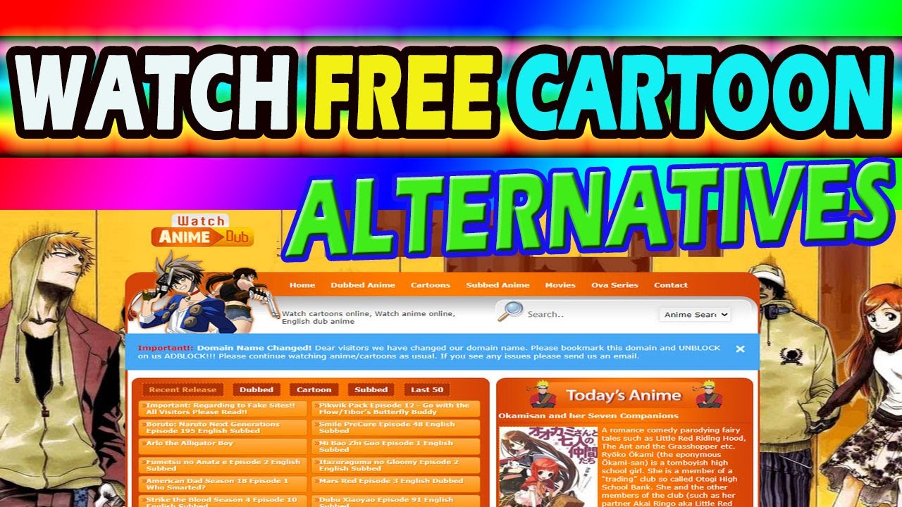 WatchCartoonOnline: Watch Cartoon and Anime Series for Free