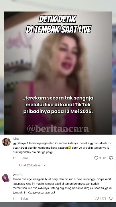 influencer meksiko di tembak saat live tiktok #viralnews #beritaterkini
