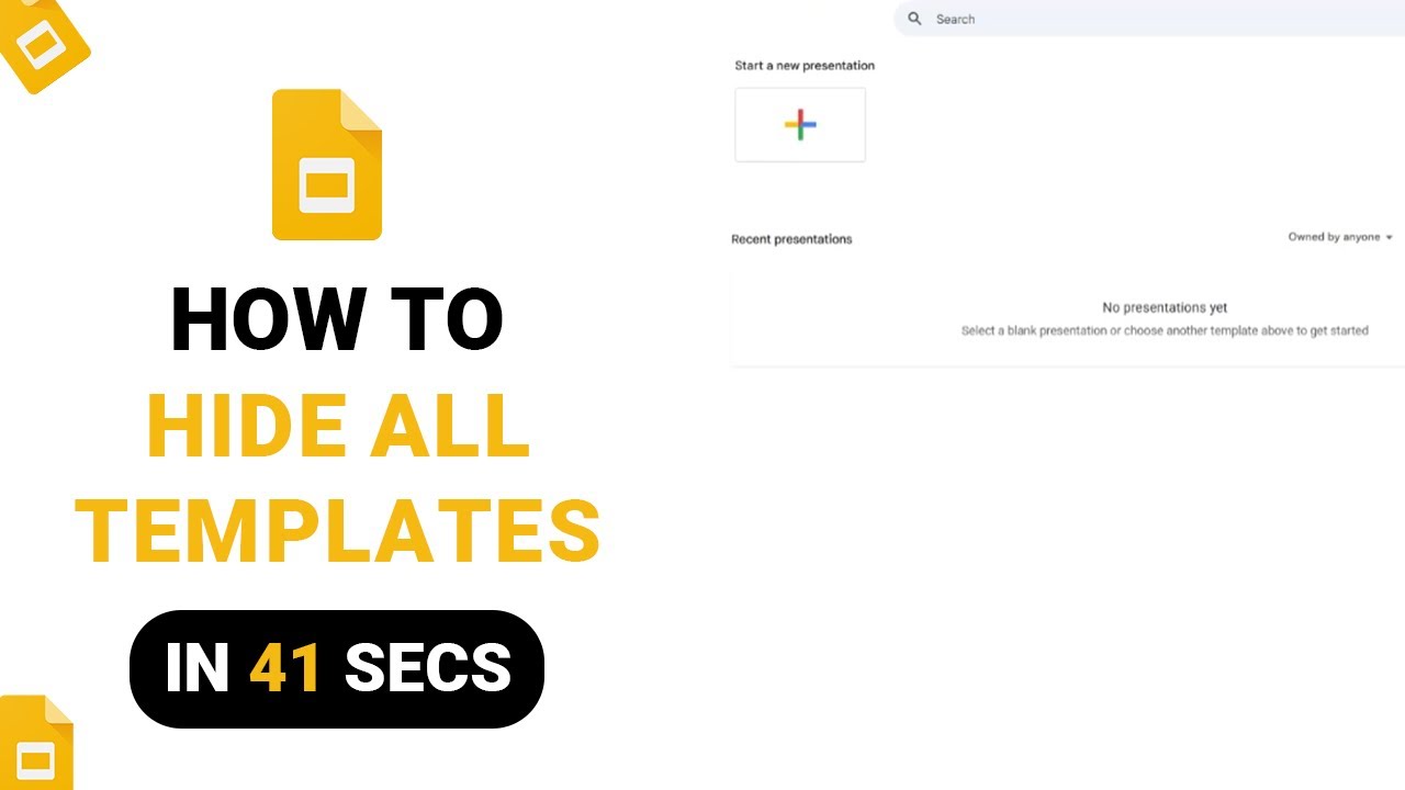 How to Hide All Templates on Google Slides [NEW]