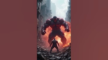 Red Hulk and Dragon Ball Z #animation #transformers #fusion #transaction #hybrids #ai #usa
