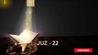 JUZ 22 H Muammar Z A